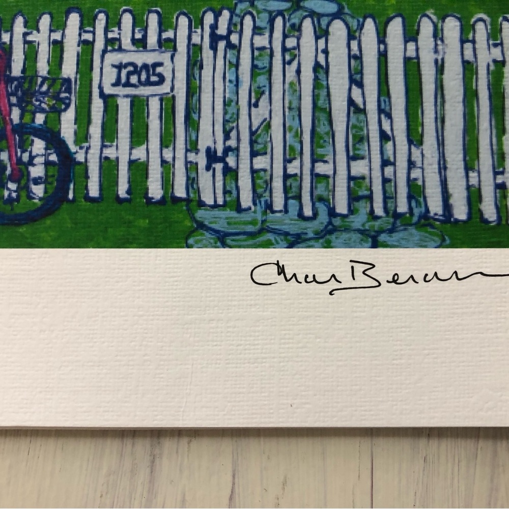 Art Print “Bohemian Cottage” TYBEE ISLAND.  Local artist Charlotte Beran 8 x 10” - Picture 4 of 7